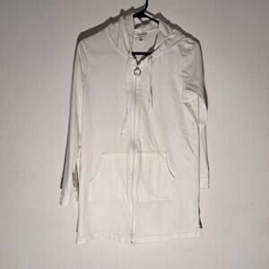 Craft‎ and barrow white hooded jacket size M